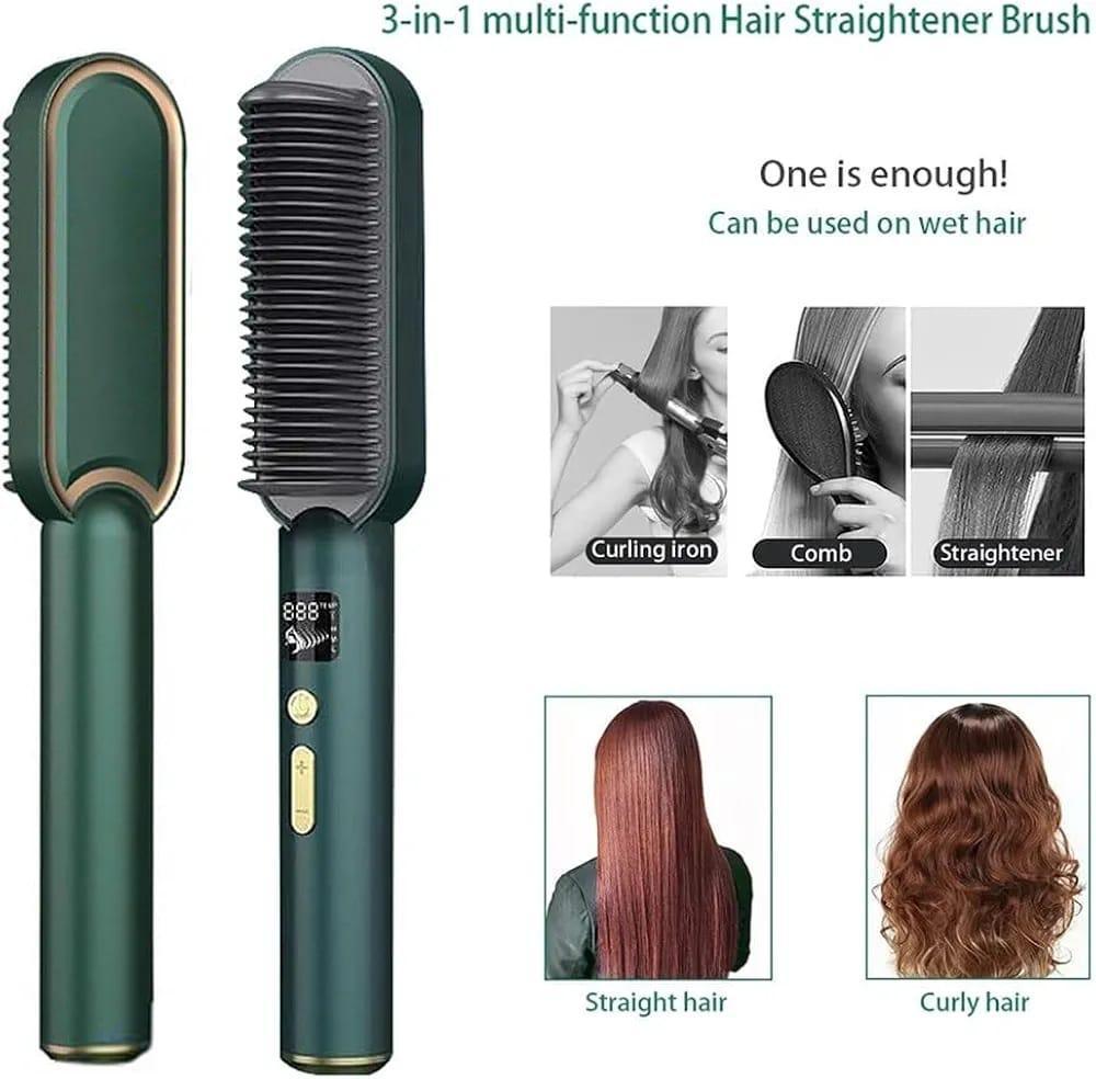 Fast drying hair dryer brush