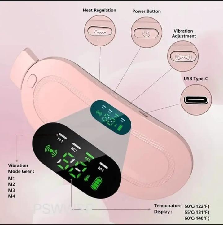 Heating belt for periods cramp