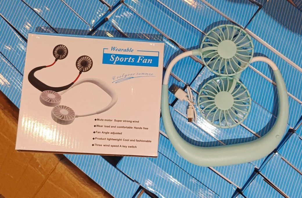 Adjustable neck fan
