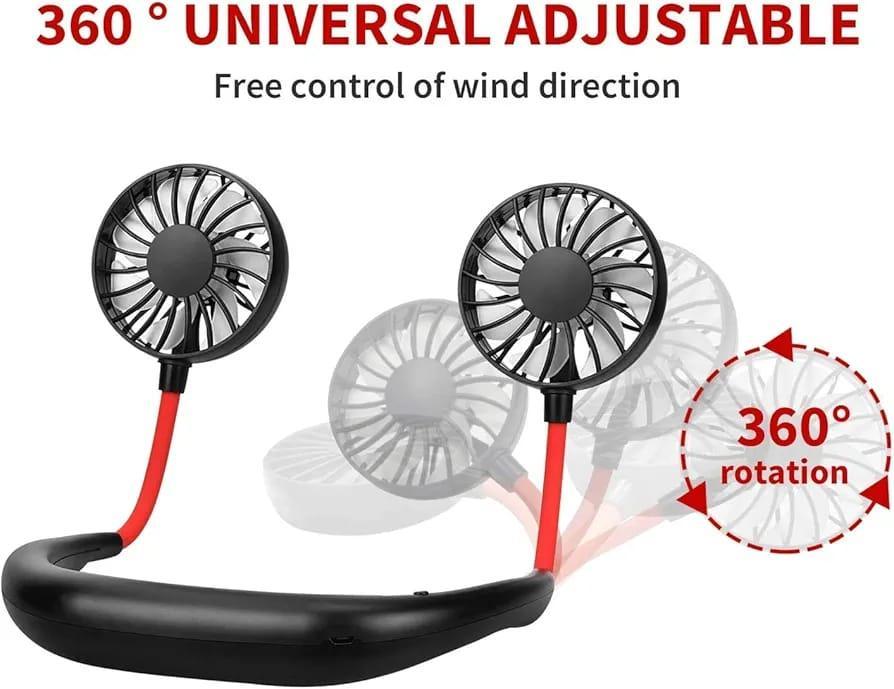 Adjustable neck fan