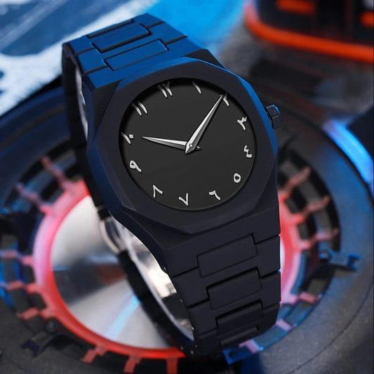 Black Arabic Aura Watch