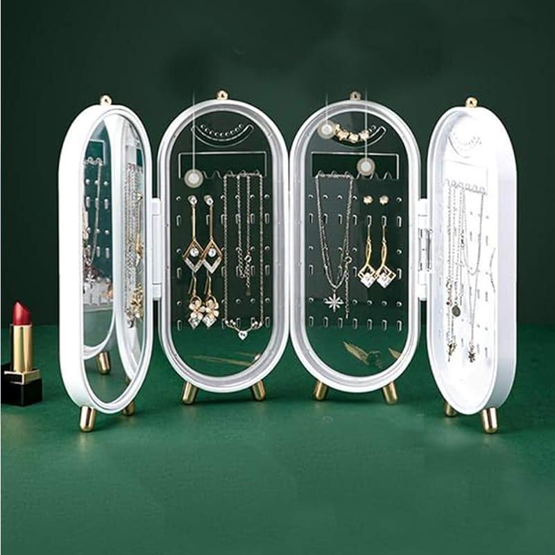 Foldable jewelry storage box