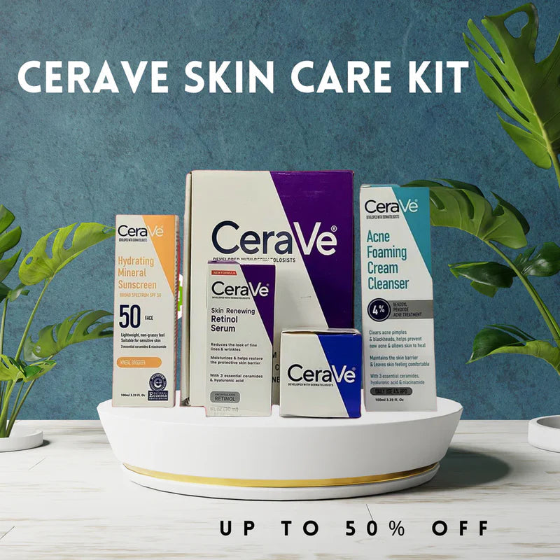 Buy CeraVe Kit Get Kashees Foundation Free