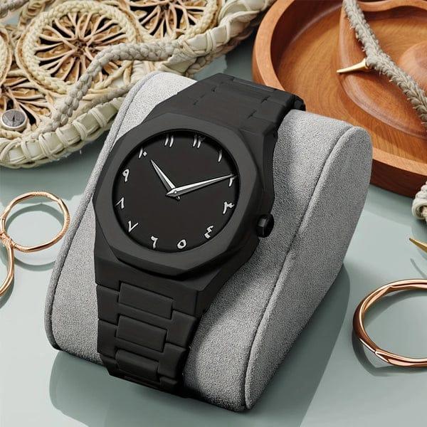 Black Arabic Aura Watch