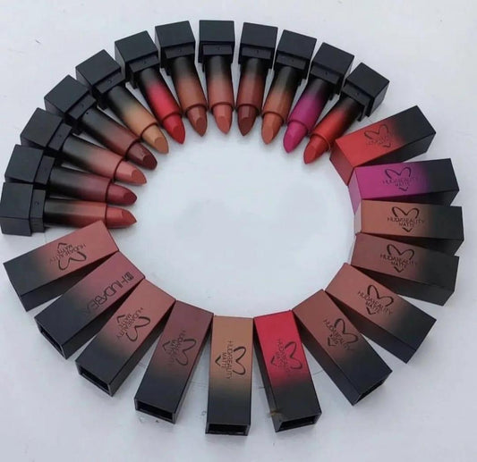 6 piece matte finish lipstick set