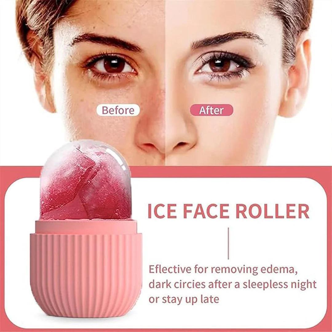 Hydrating ice roller