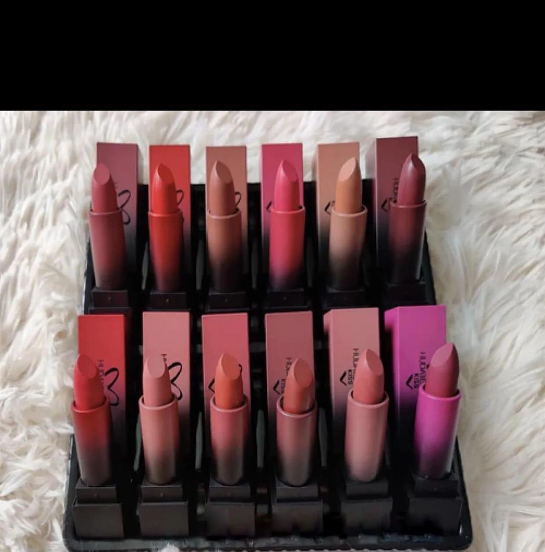 6 piece matte finish lipstick set