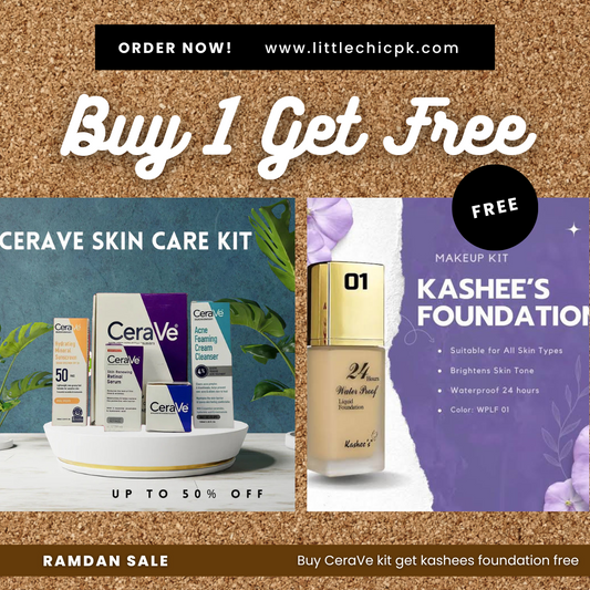 Buy CeraVe Kit Get Kashees Foundation Free